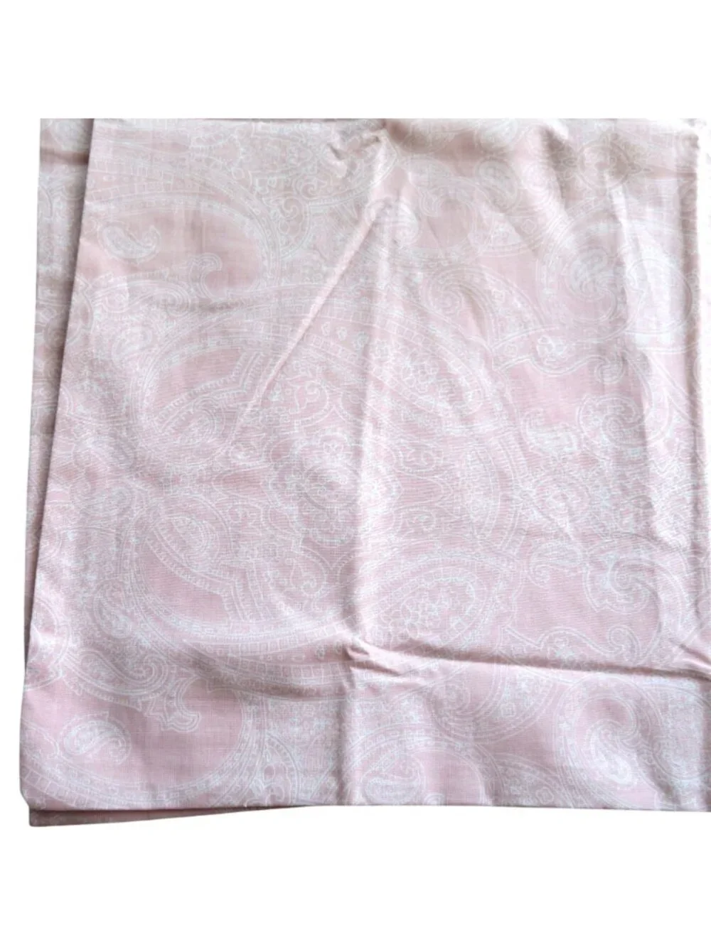 New IKEA JÄTTEVALLMO Pink White Paisley Pillowcase Shams Pair of 2 Standard